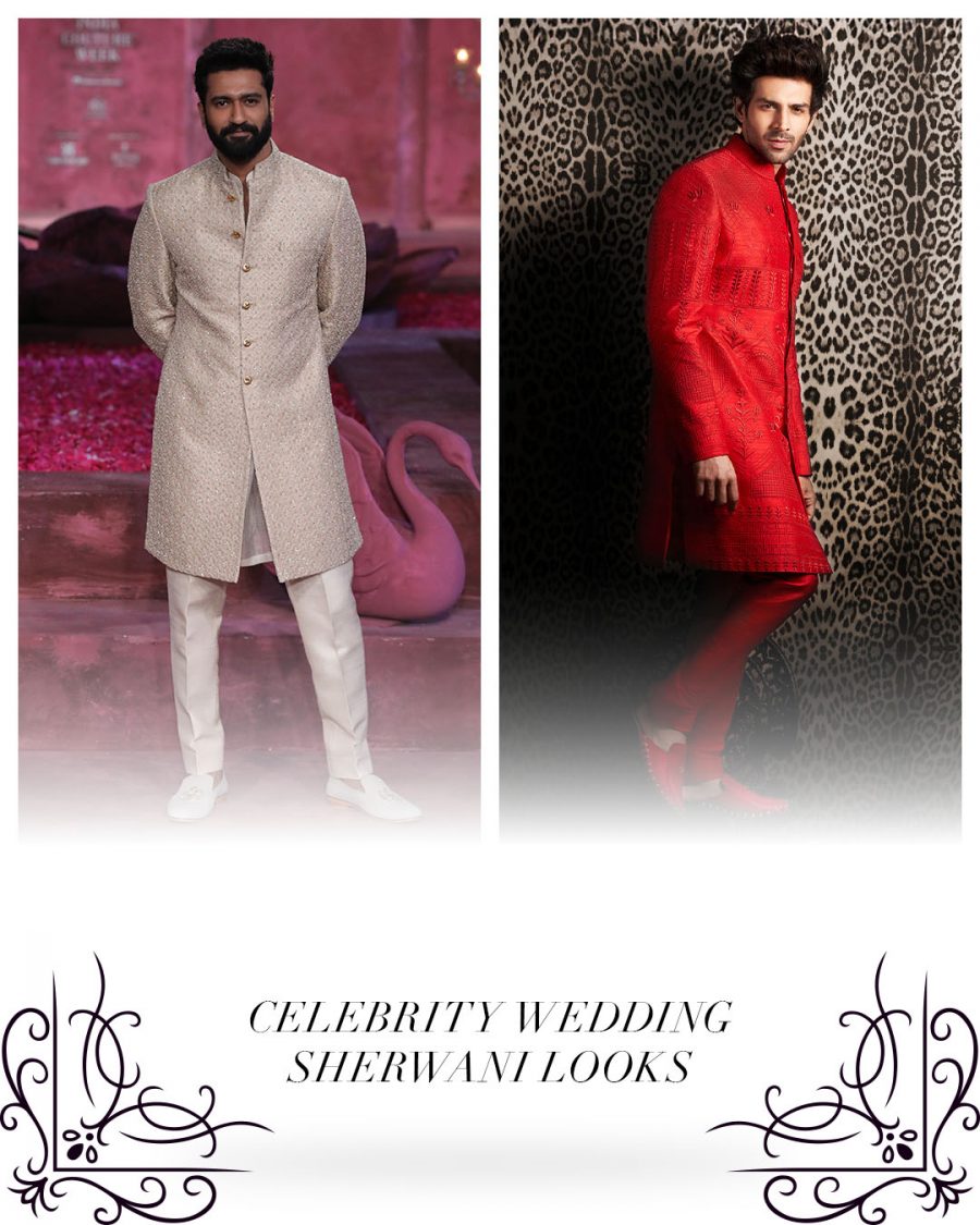 celebrity wedding sherwani looks