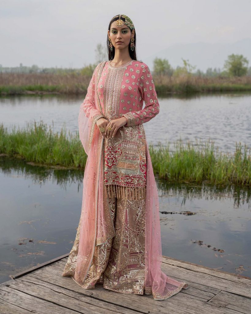kurti with sharara pants